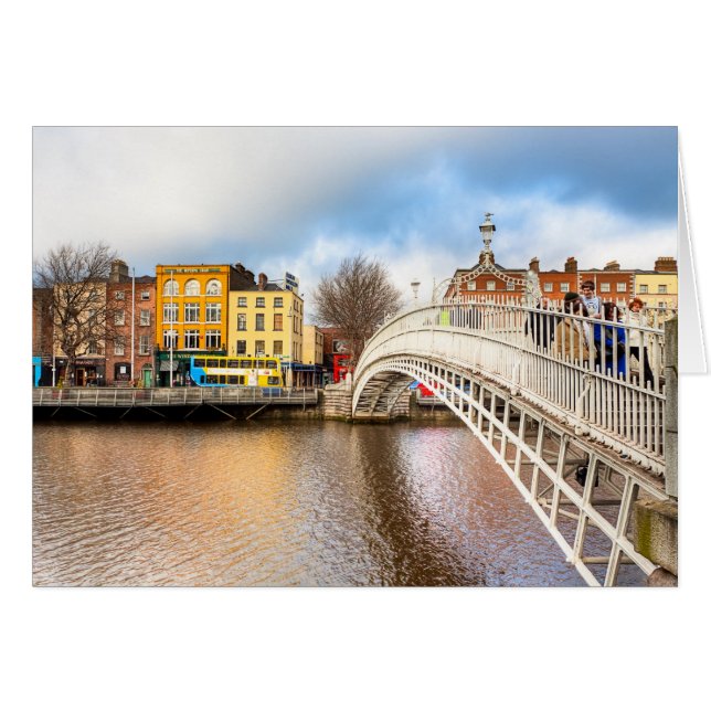 Graceful Ha'Penny Bridge - Dublin, Irlande (Devant horizontal)