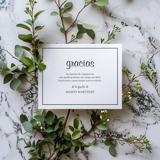 Gracias espagnoles modernes | Merci de sympathie (Créateur téléchargé)