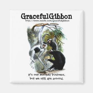 Gracity Gibbon Magnet