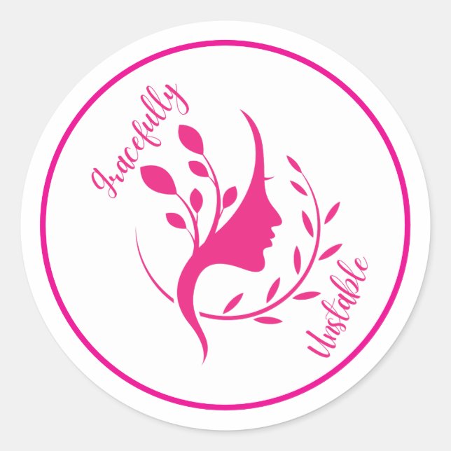 Gractly Unstable - Stickers Drôle & Esthétique (Devant)