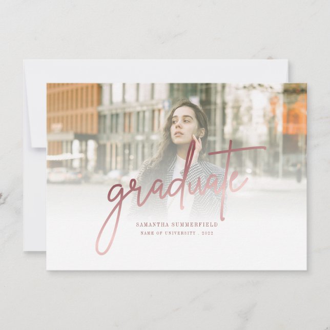 Grad 2025 Photos Faire-part de graduation (Devant)