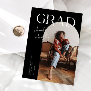 GRAD Black Arch Faire-part de graduation