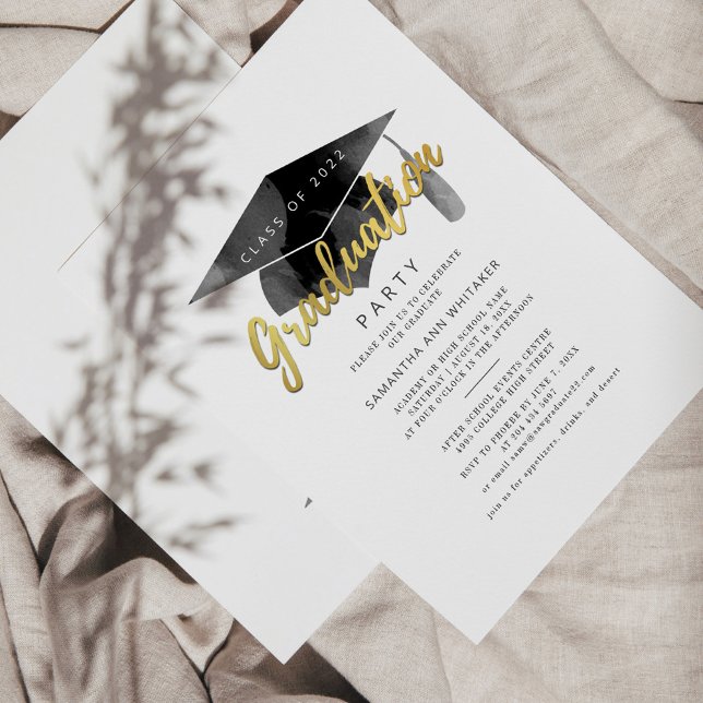 Grad Class 2025 Graduation Party Invitation (Créateur téléchargé)