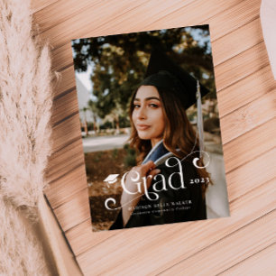 Grad Tourbillonnant superposition Faire-part de gr