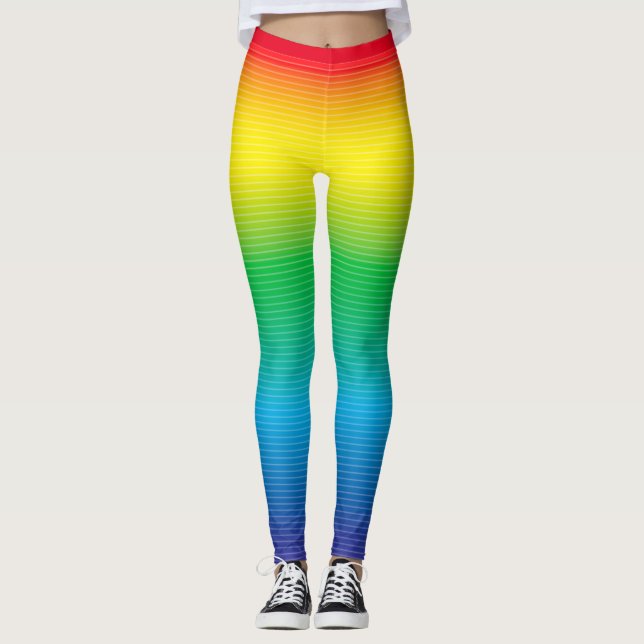 Gradation des couleurs avec les Leggings de lignes (Devant)
