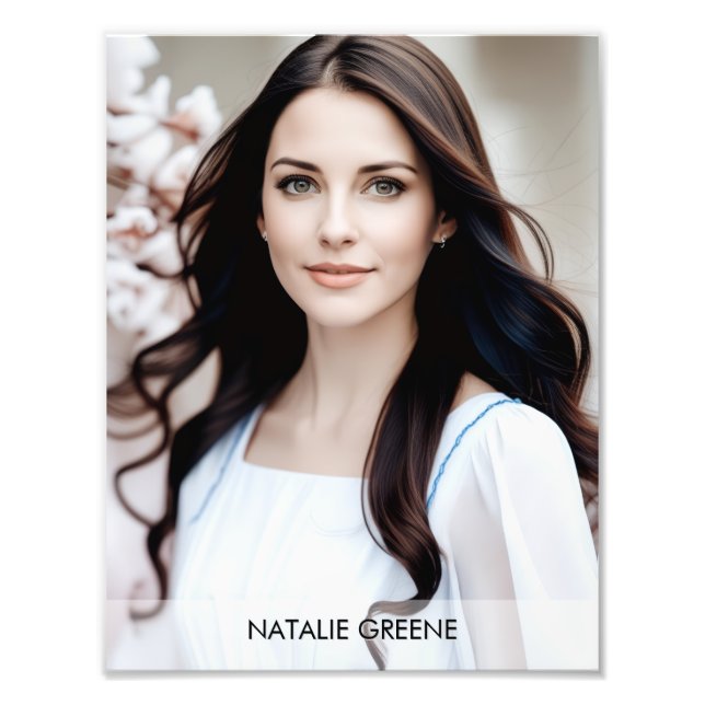 Gradient Border 8.5x11 Photogenic Photo Print (Devant)