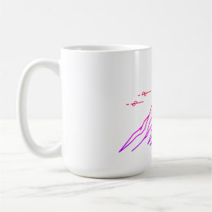 Gradient Mug “Vivid Peaks & Moon”