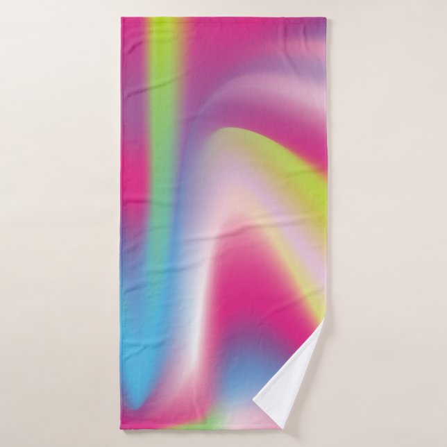 Gradient multicolored backgroundabstract, art, bac (Serviette de bain)