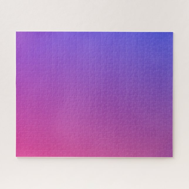 Gradient Purple Réseau Puzzle (Horizontal)
