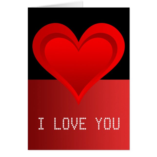 Gradients RED LOVE HEART + votre backgr. & idées (Devant)