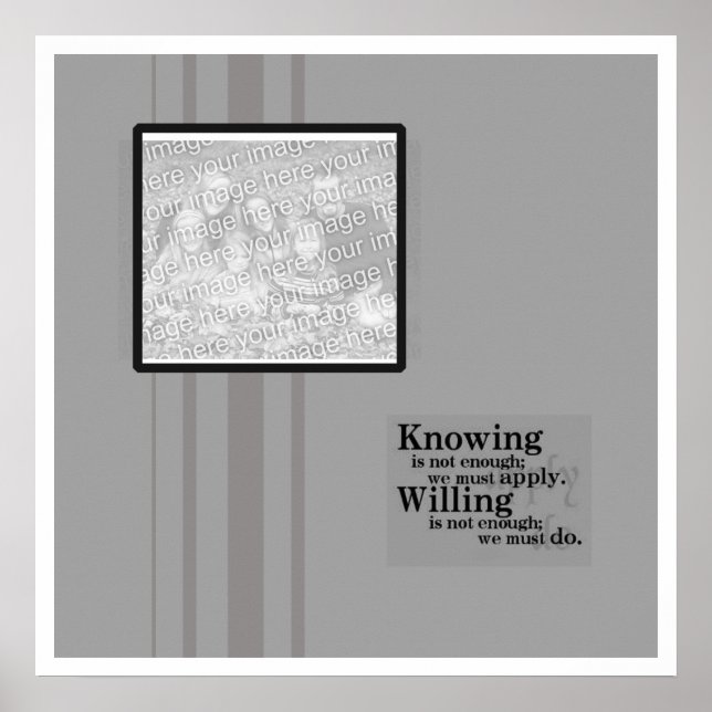 Graduate Autograph Poster with Quote (Devant)