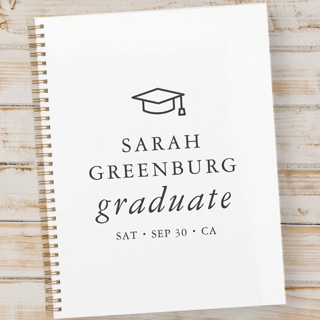 Graduate Moderne Minimaliste Simple Chic Graduatio (Créateur téléchargé)