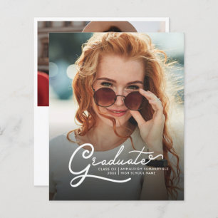 Graduation 2024 Grad Photos Party Invitation
