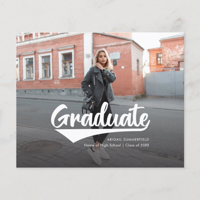 Graduation 2025 Faire-part photo (Devant)