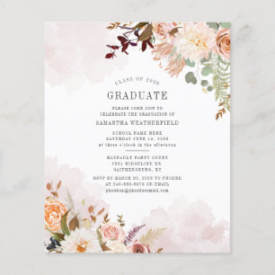 Graduation 2025 Floral Grad Party Invitation
