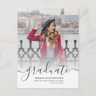 Graduation 2025 Grad Photo Faire-part