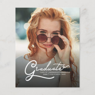 Graduation 2025 Grad Photos Invitation de la fête