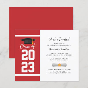 Graduation 2025 Moderne Grad Party Invitation