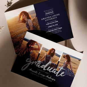 Graduation 2025 Photo Collage Faire-part de la Mar