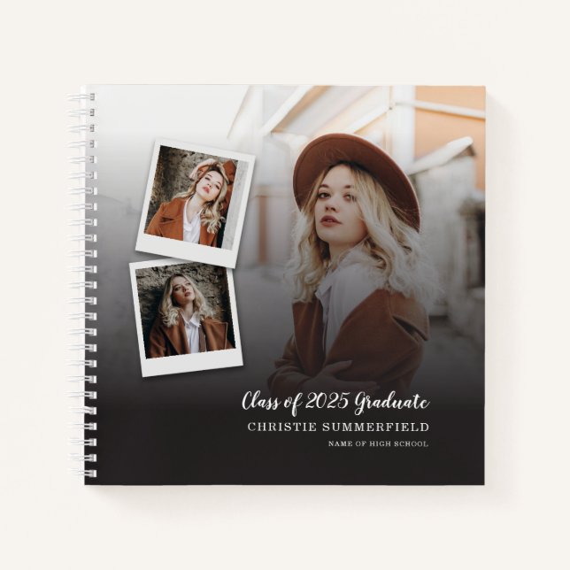 Graduation 2025 Photo Collage Script Livre d'or (Devant)