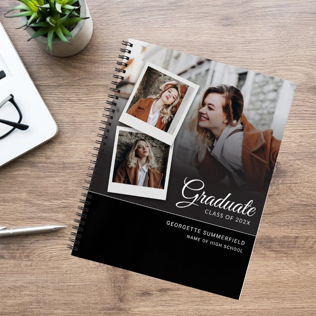 Graduation 2025 Script Grad Party Photo Livre d'in (Graduation 2025 Script Grad Party Photo Guest Book)