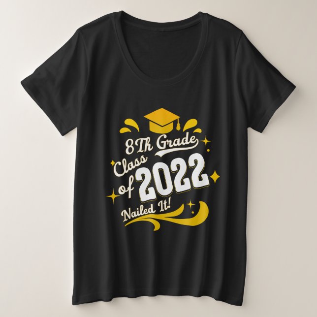 Graduation 8e classe de classe de 2022 cloué Il (Design devant)