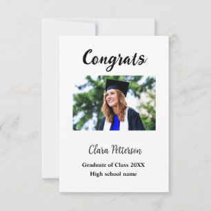 Graduation ajouter nom classe de 20xx félicitation