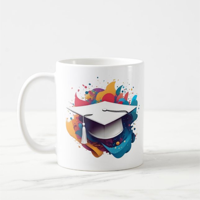 Graduation Cap Mug (Gauche)