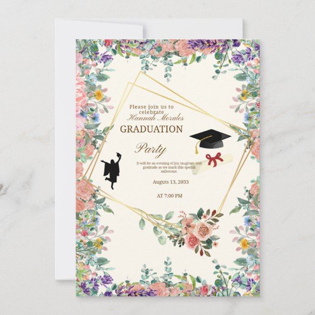 Graduation Celebration Invitation (Devant)