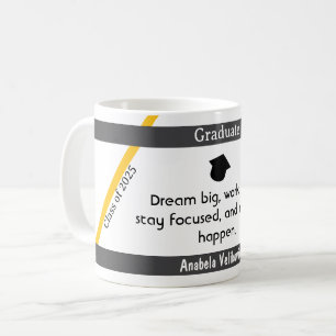 Graduation citation 4 tasse de café