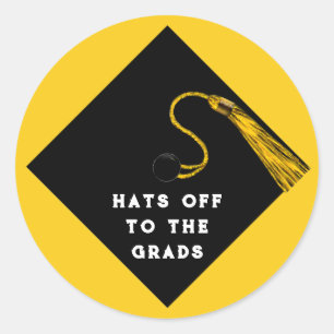 Graduation Congrats Classic Round Sticker
