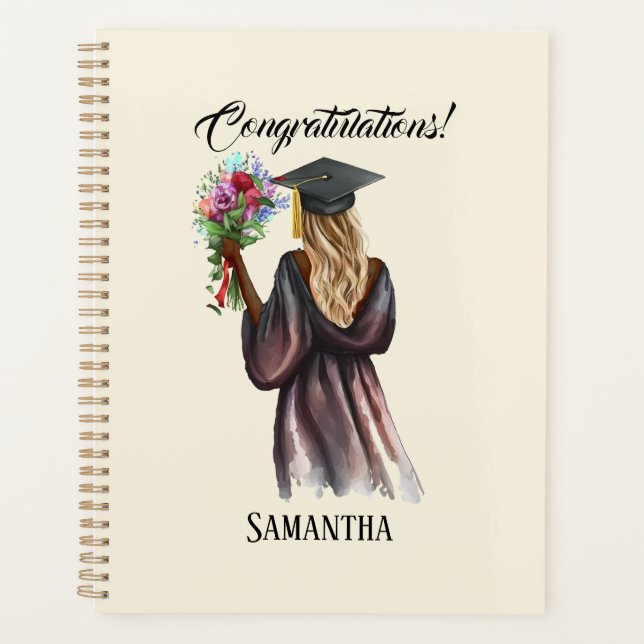 Graduation d'aquarelle personnalisée (14) (Devant)