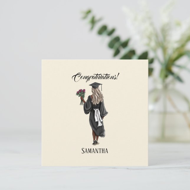 Graduation de l'aquarelle personnalisée (4) (Debout devant)