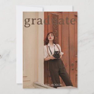 Graduation de script - Faire-part de diplôme