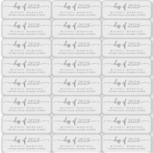 Graduation Effacer les étiquettes d'adresse de ret