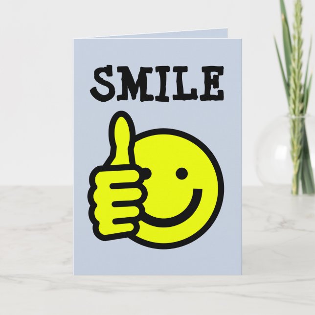GRADUATION FUNNY SMILE CARTES DE FÉLICITATION (Devant)