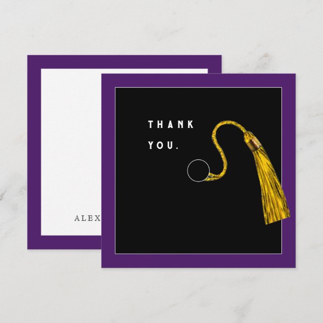Graduation Merci Cartes (Devant / Derrière)