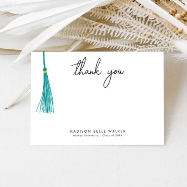Graduation Merci Turquoise Tassel (Créateur téléchargé)