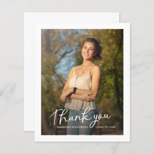 Graduation moderne 2025 Carte de remerciements de