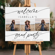 Graduation moderne 3 Photo Welcome Script