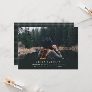 Graduation moderne minimaliste élégant élégant