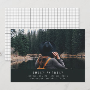 Graduation moderne minimaliste élégant élégant