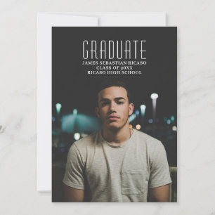 Graduation Moderne Modèle photo personnalisé