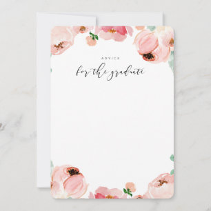 Graduation Mots de sagesse Conseils Cartes