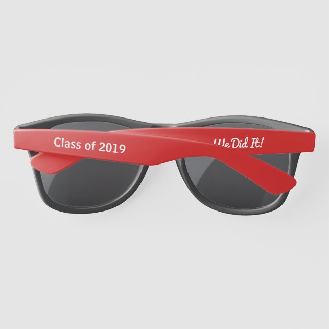 Graduation Nous L'Avons Fait Lunettes De Soleil (Dos)