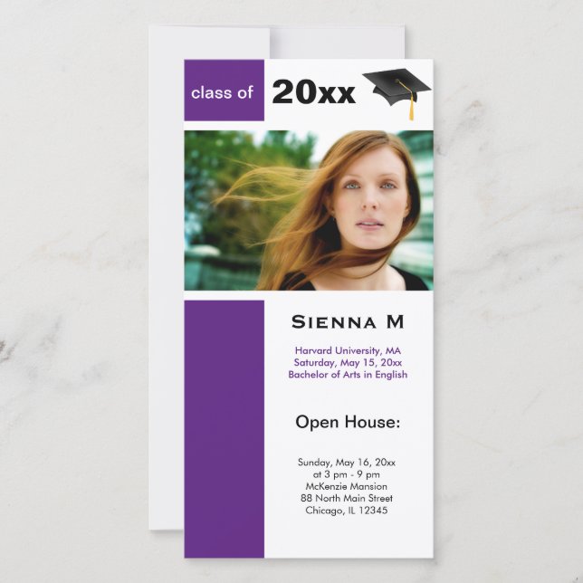 Graduation Open House (Orchidée noire) (Devant)