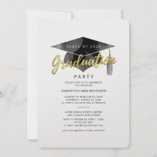 Graduation Party 2025 Minimaliste Grad Invitation