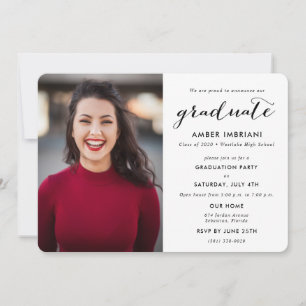 Graduation Party Classe de 2020 Photo Invitation