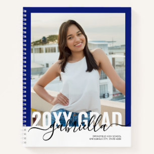 Graduation Party Guest Advice Livre Modern Blue