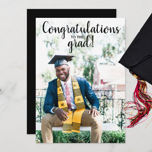 Graduation Party Invitation Félicats Grad Photo